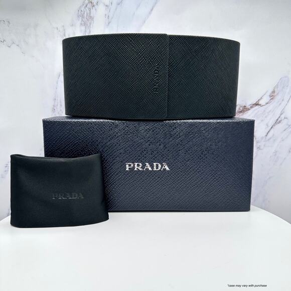New PRADA Eyeglasses Cat Eye Brown Tortoise Gold 51-17-140 Womens